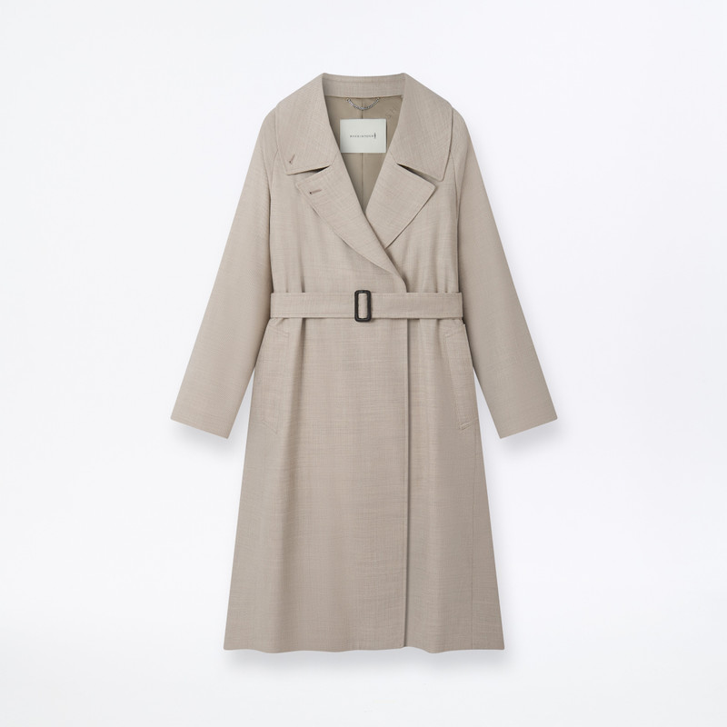 Mackintosh Laggan Belted Wool Gabardine Trench Coat outlook