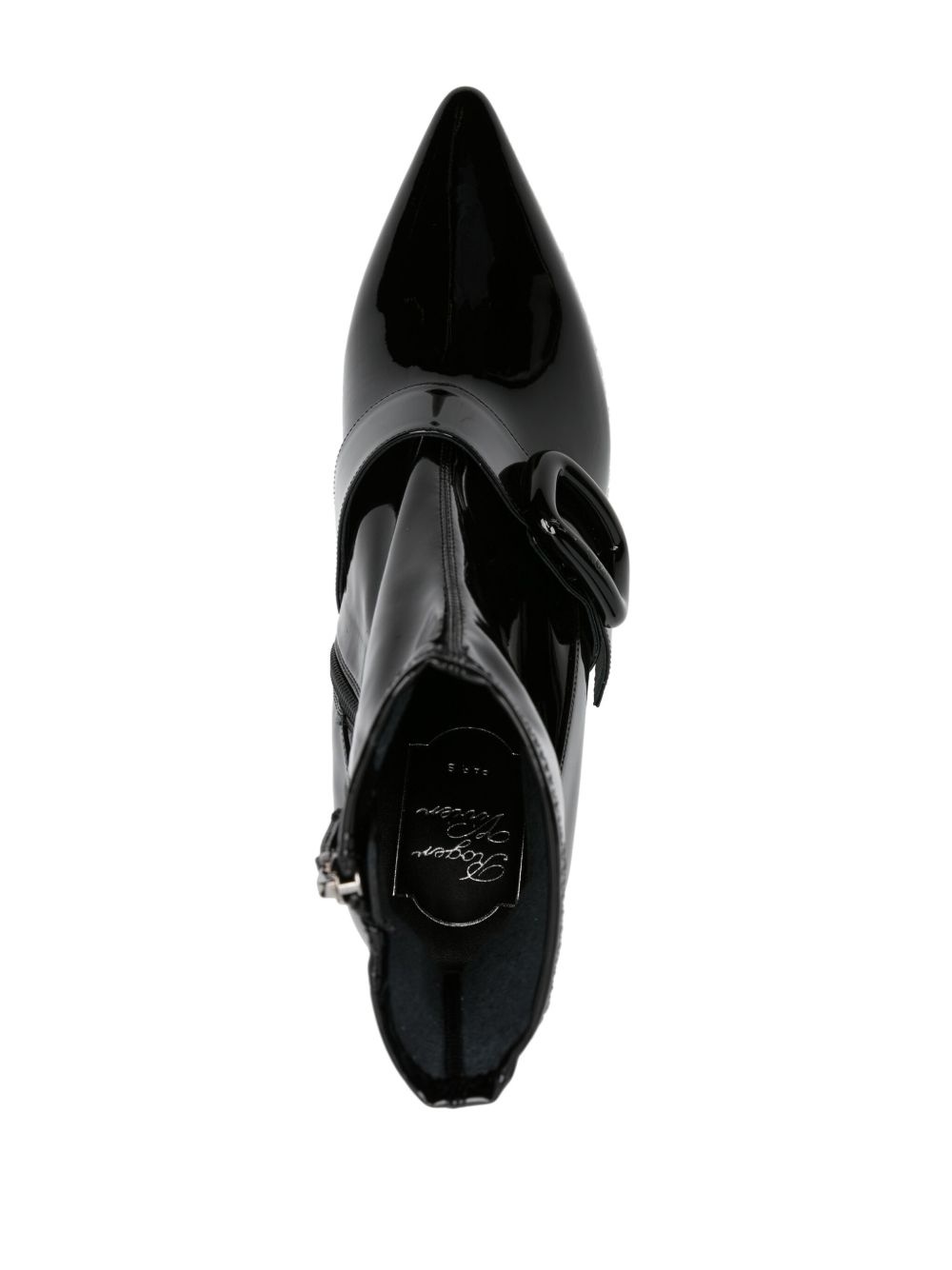Viv 100mm patent-leather ankle boots - 4