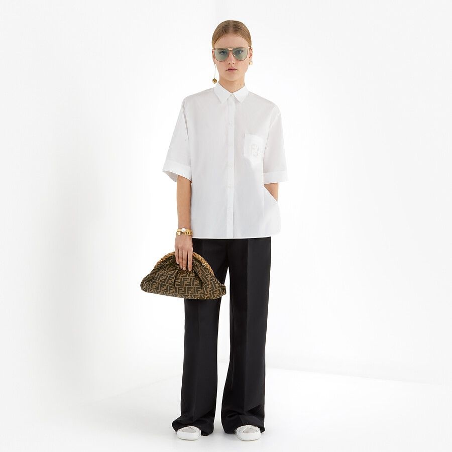 White poplin shirt - 4