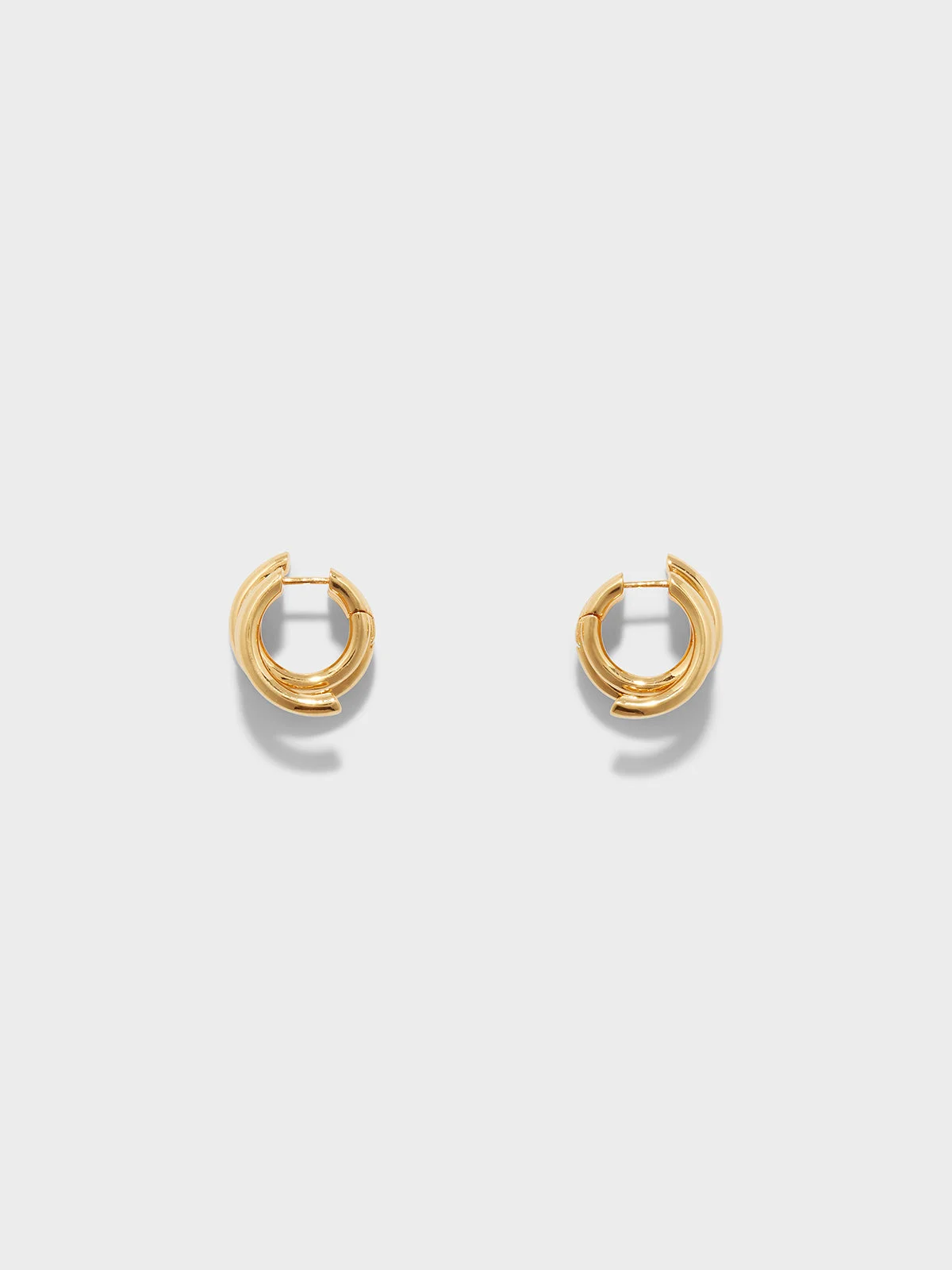 Dillon 18kt Gold-Plated Hoop Earrings - 1