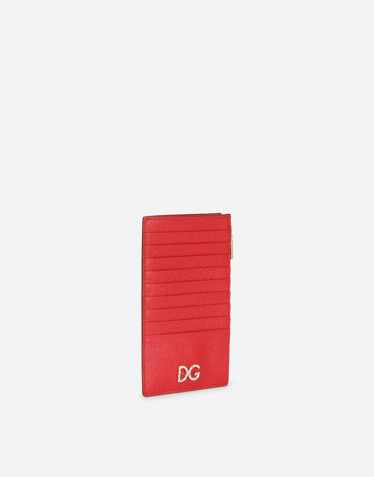 Large vertical card holder in Dauphine calfskin - 2