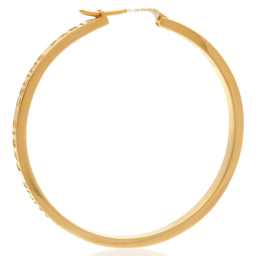 Celine Paris Large Hoops in Gold - 3