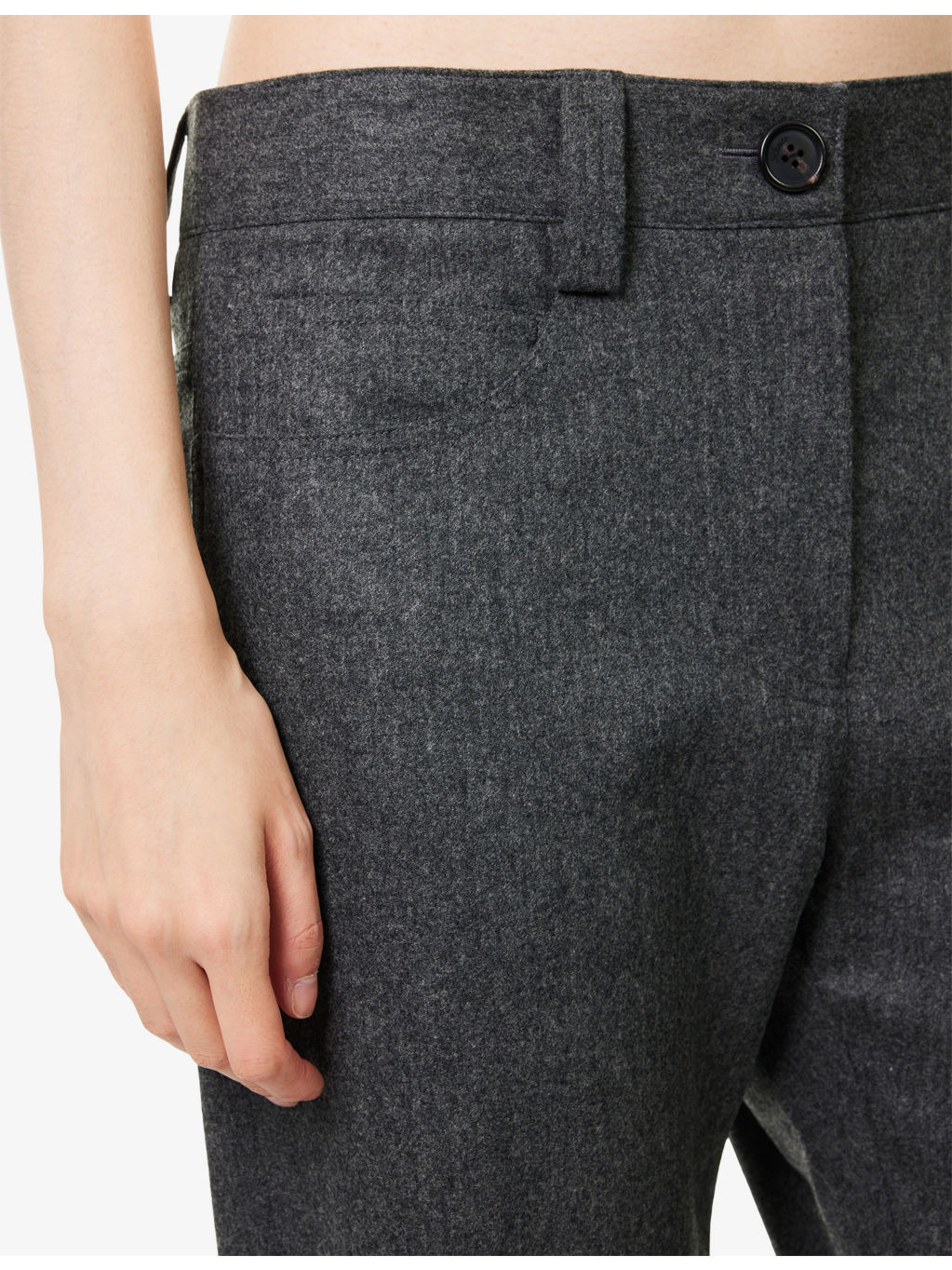 Callum Straight-Leg Stretch-Wool And Cashmere Trousers - 5