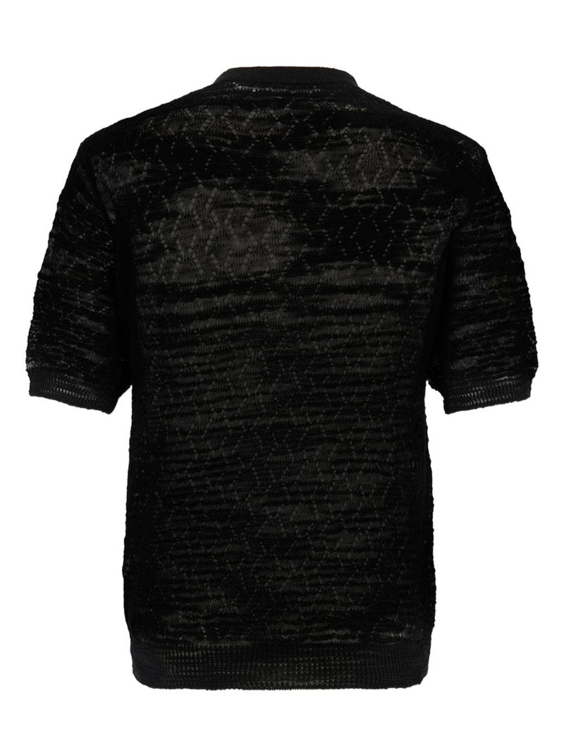 DSQUARED2 open work knit T-shirt outlook