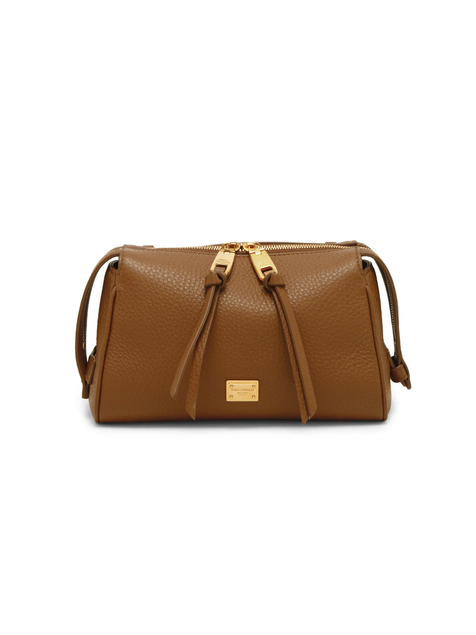 Women's Vittoria Leather Top Handle Bag - Caramello - 1