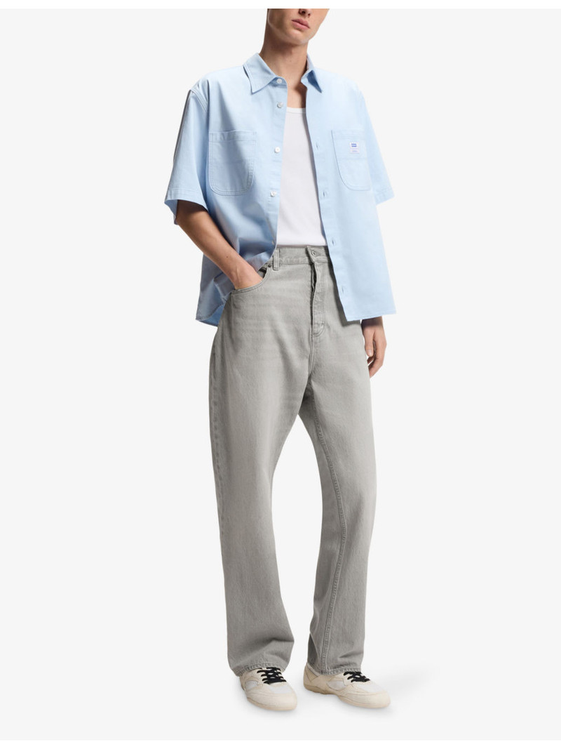 HUGO Faded Baggy-Fit Jeans outlook