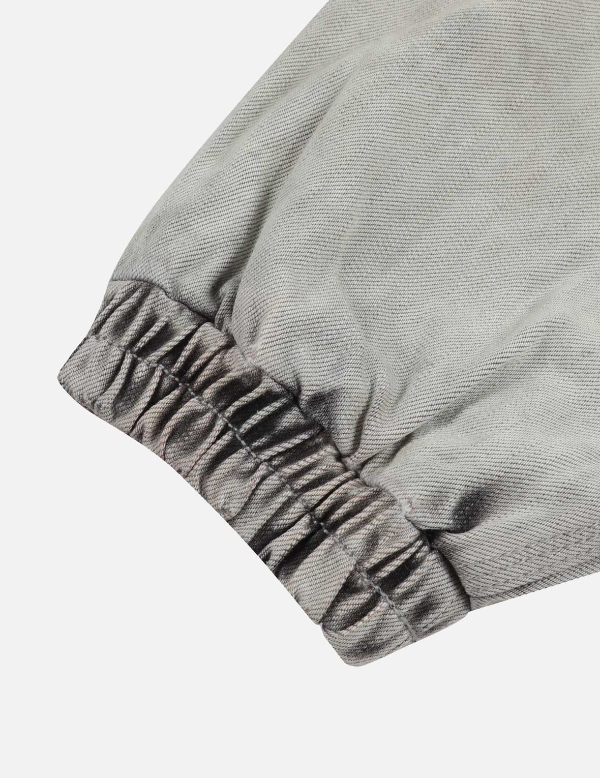 KOINOBORI AND SEAGULL EMBROIDERY LOOSE FIT HOODED DENIM JACKET - 11