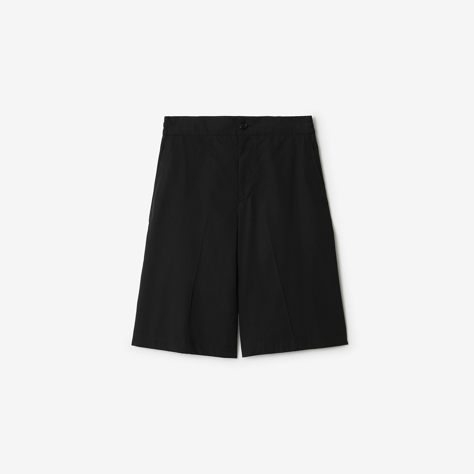 Cotton Blend Tailored Shorts - 1