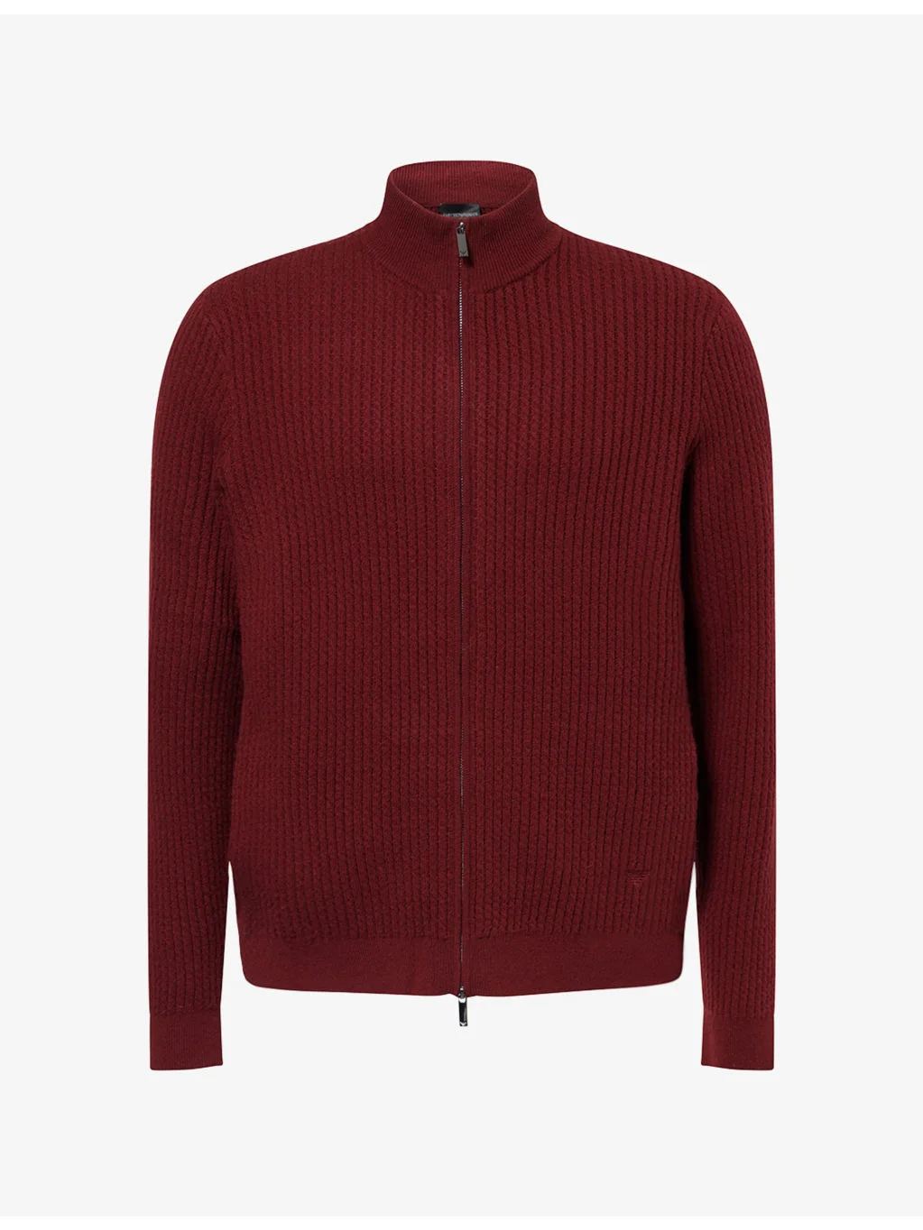 Stripe Zip-Through Cashmere Jacket - 1