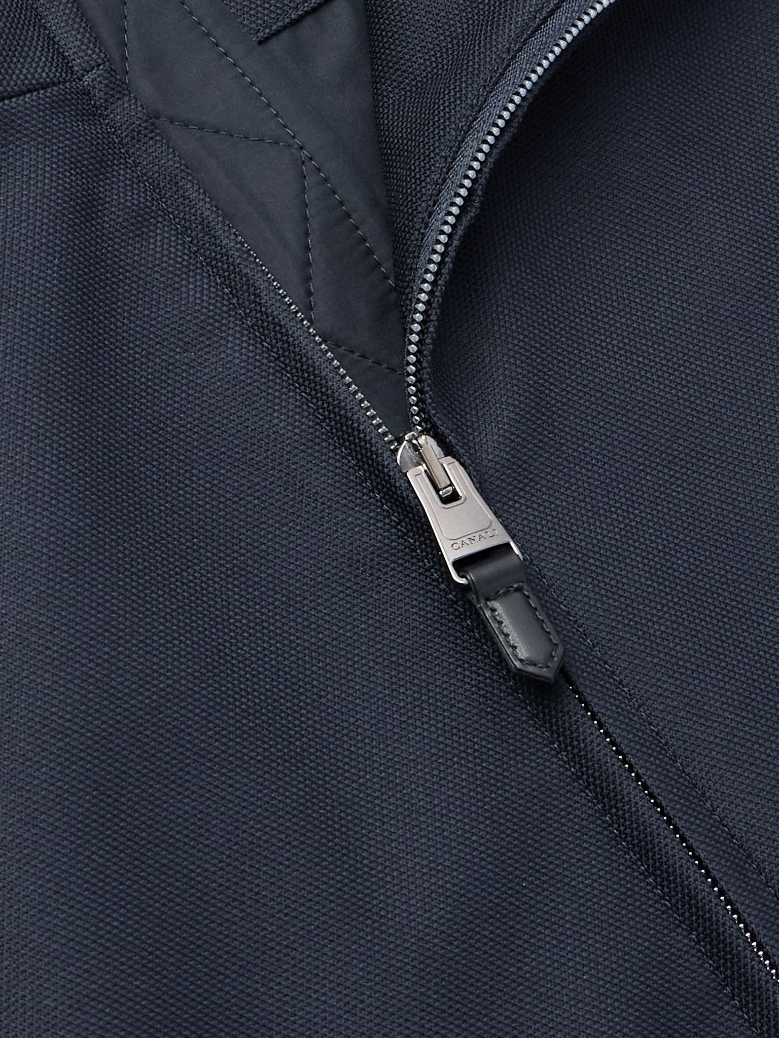 Aston Padded Shell Zip-Up Gilet Blue - 5
