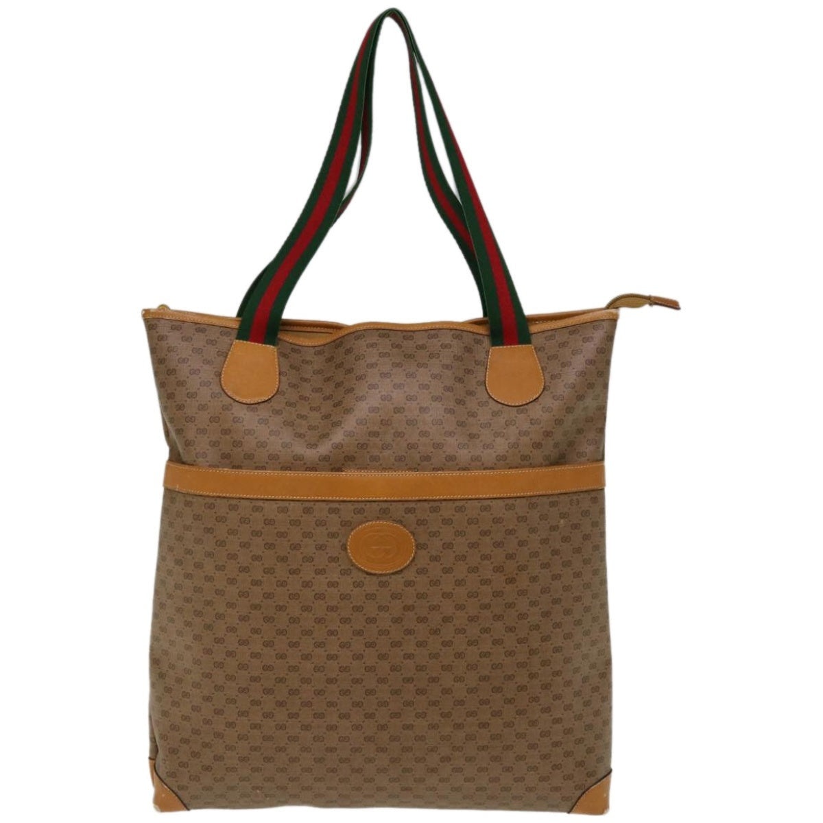 GUCCI Micro GG Supreme Web Sherry Line Tote Bag Beige 002 983 002 983 - 13