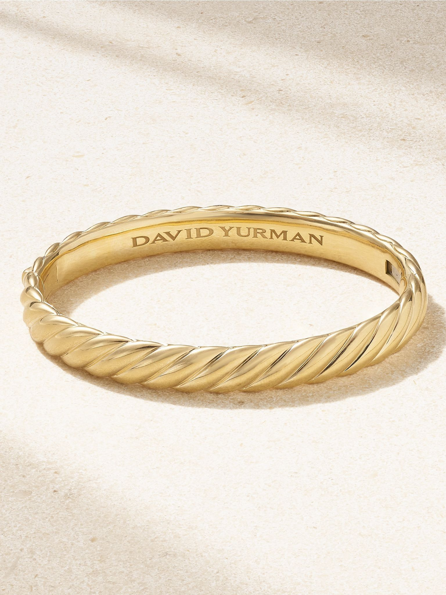 Sculpted Cable 18-karat gold bracelet Gold - 1