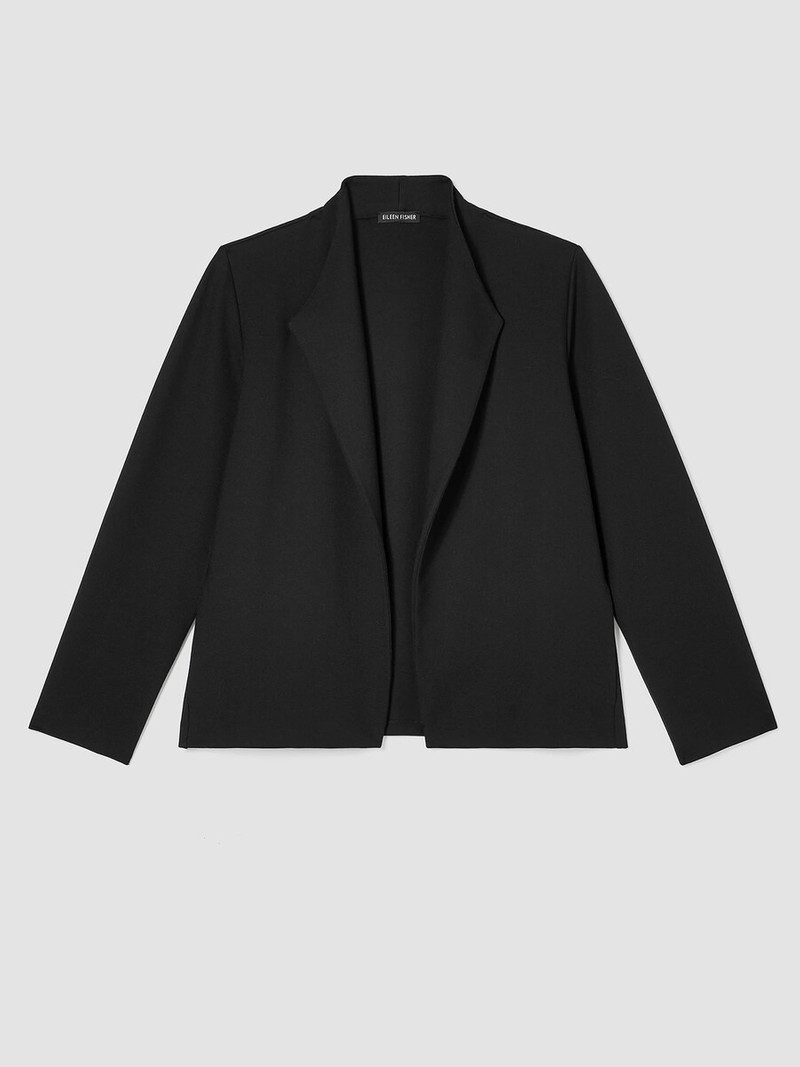 Washable Flex Ponte High Collar Jacket 1