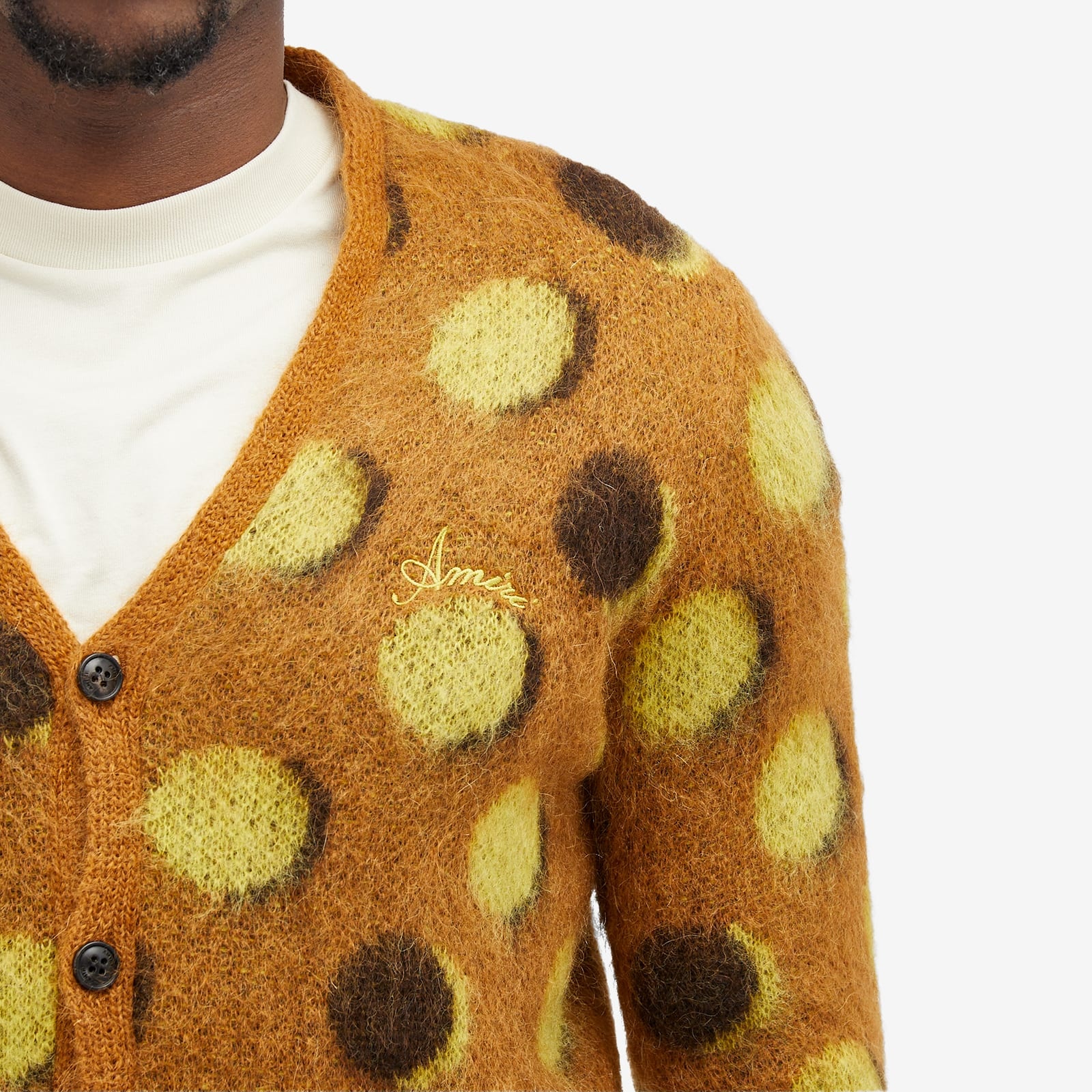 AMIRI Polkadot Mohair Cardigan - 5