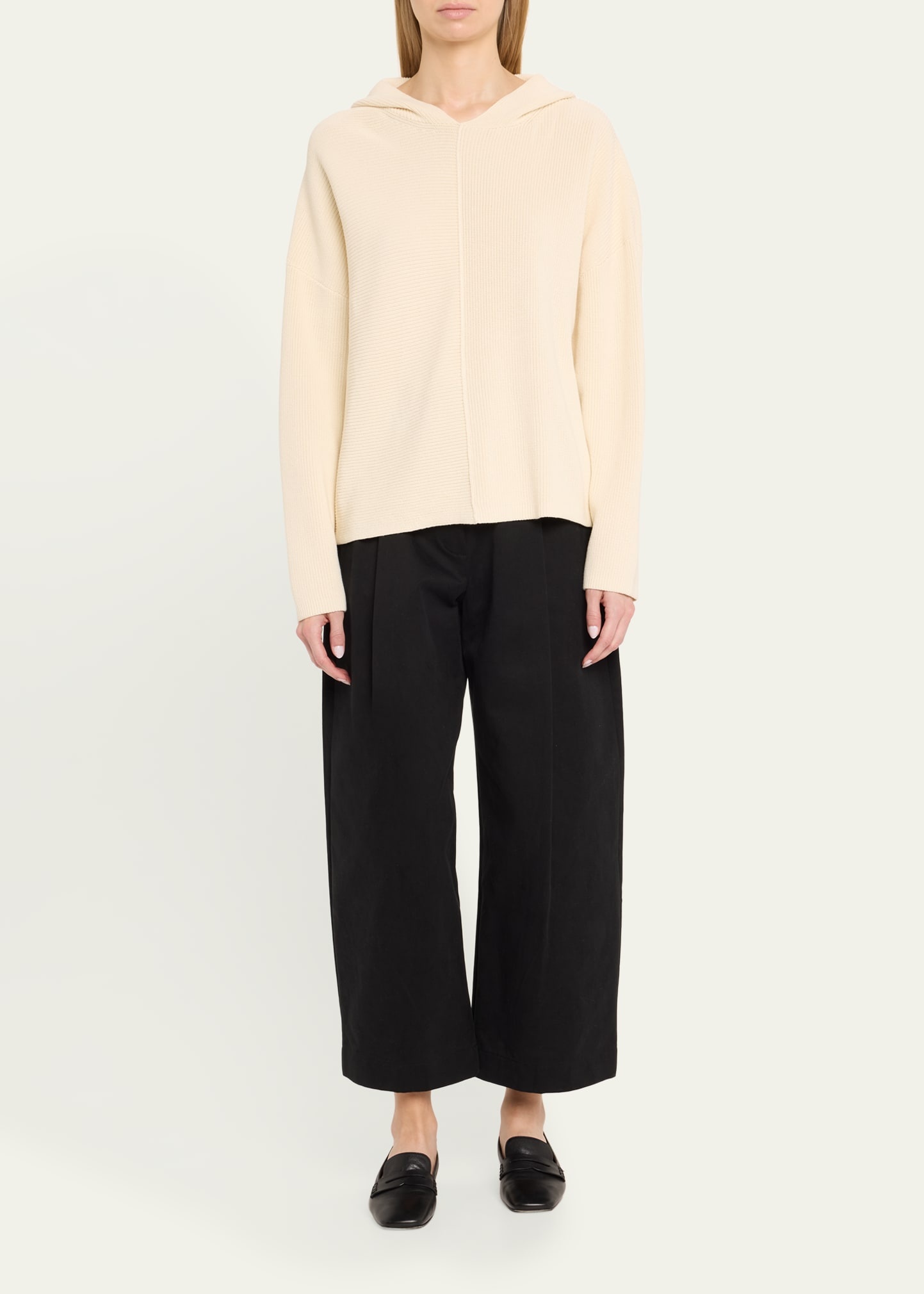 Deep Pleat Volume Ankle Pants - 2