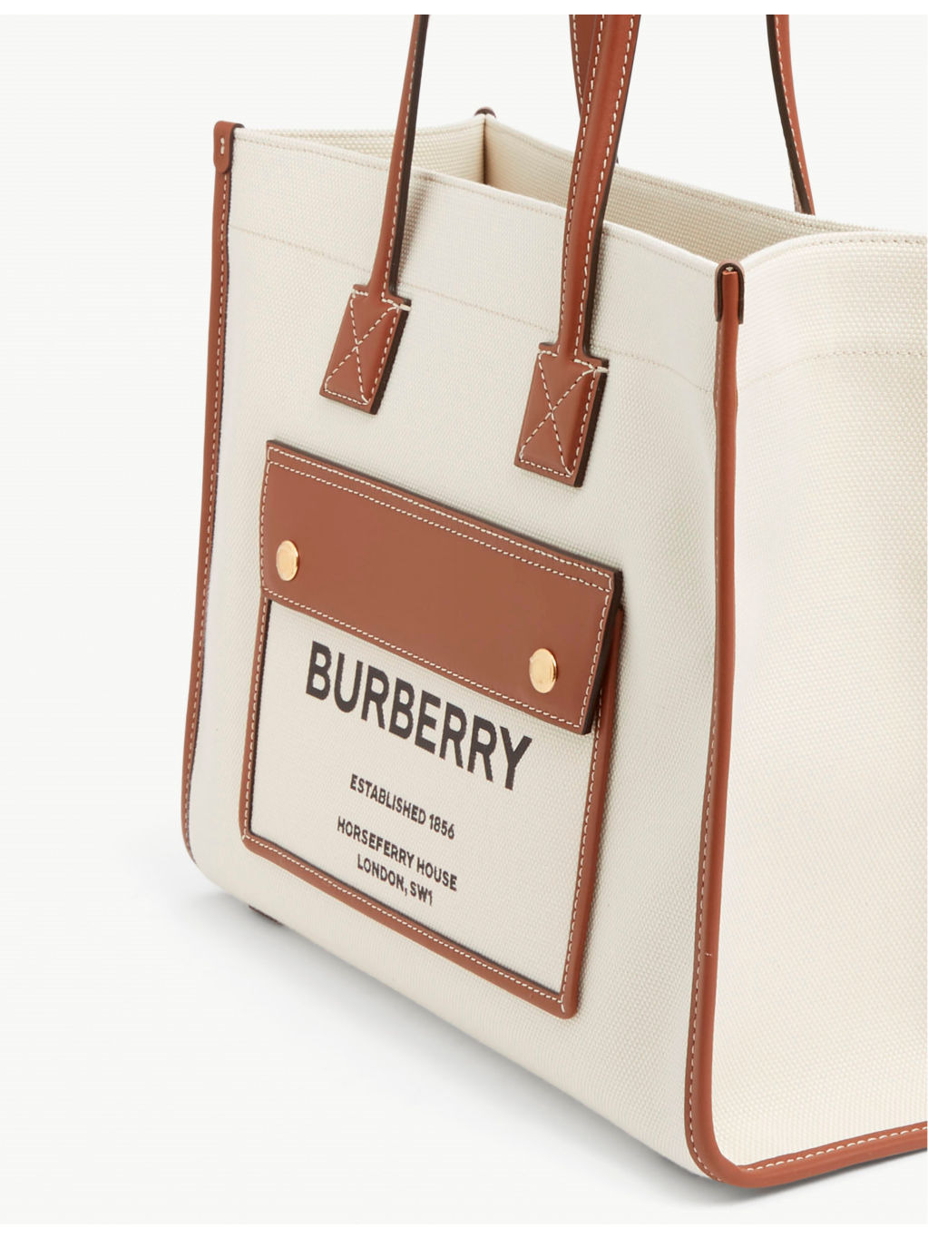 Logo-print cotton-canvas tote bag - 3