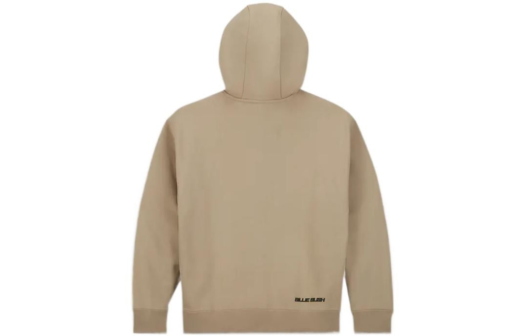 Men's Nike x Billie Eilish Crossover Solid Color Cotton Hooded Long Sleeves Us Edition Brown DQ7750- - 2