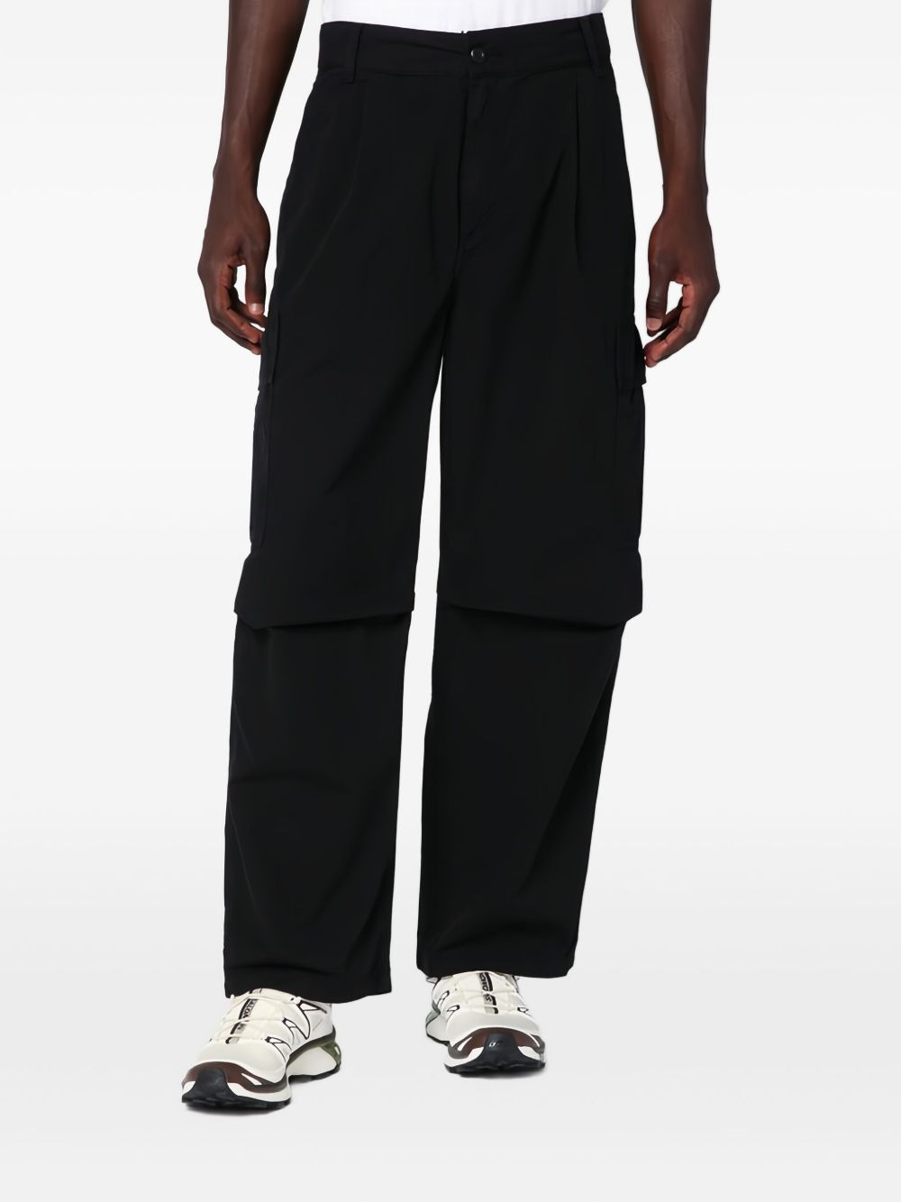 logo-patch trousers - 3