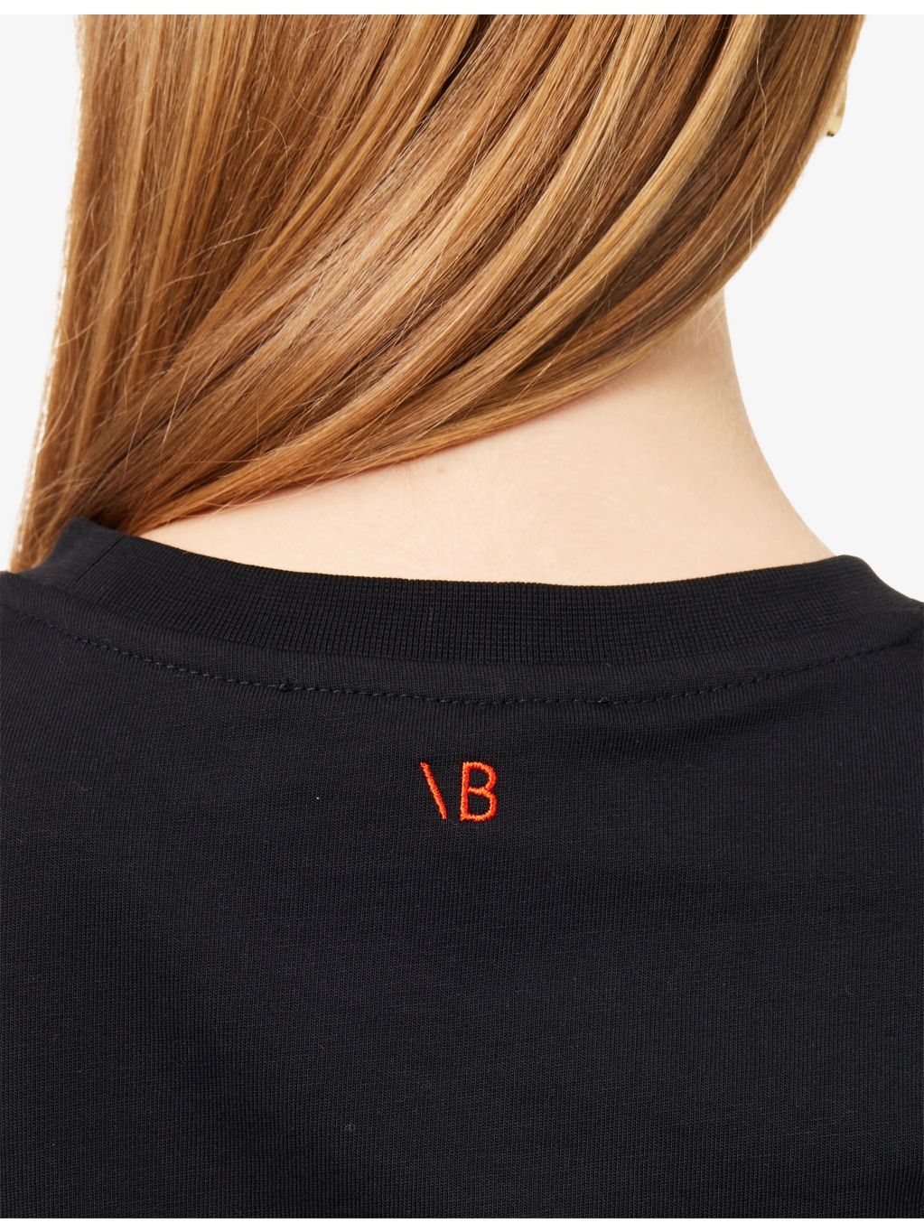 Gathered Round-Neck Cotton T-Shirt - 5