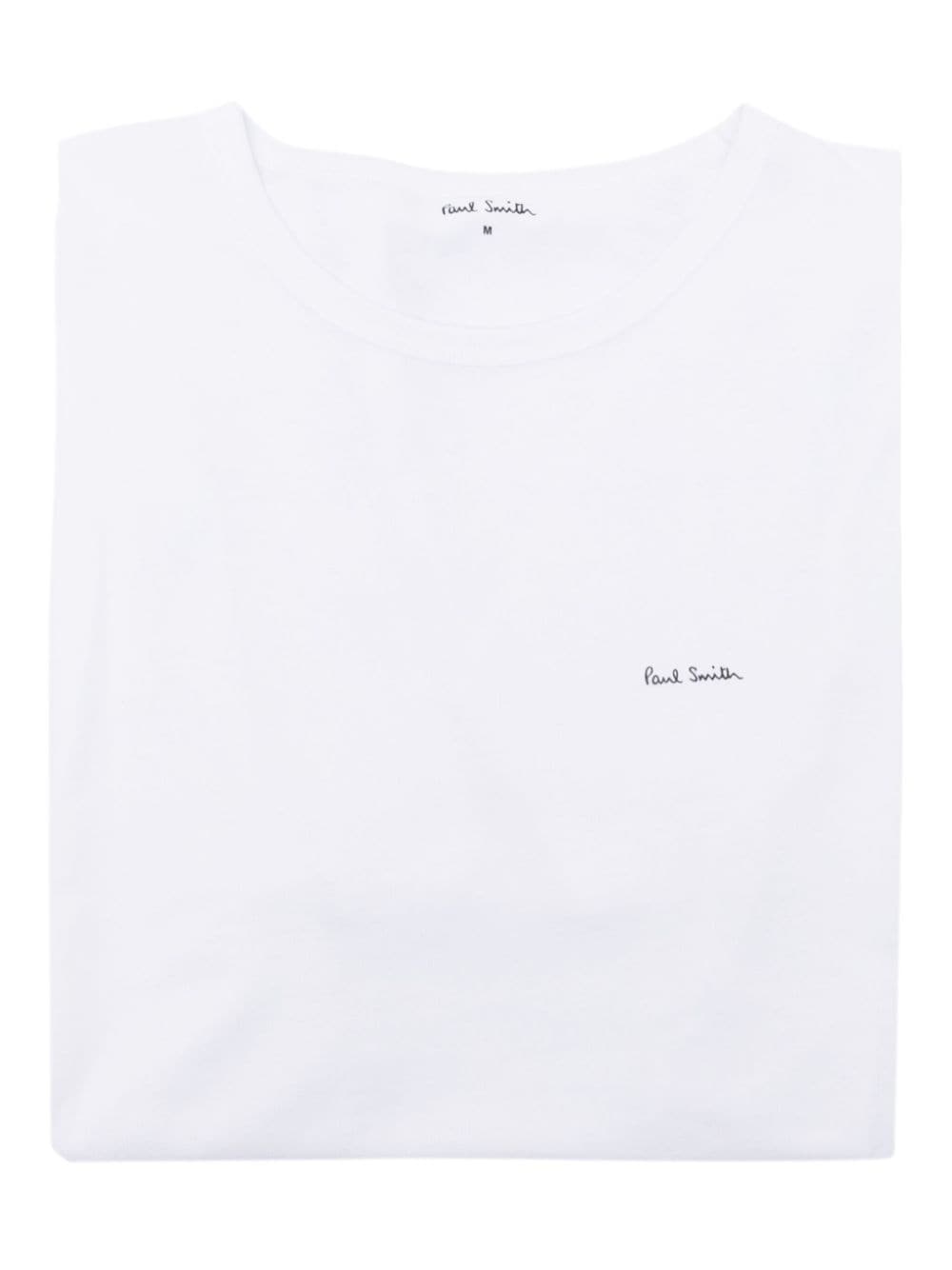logo-print cotton T-shirts (set of three) - 2