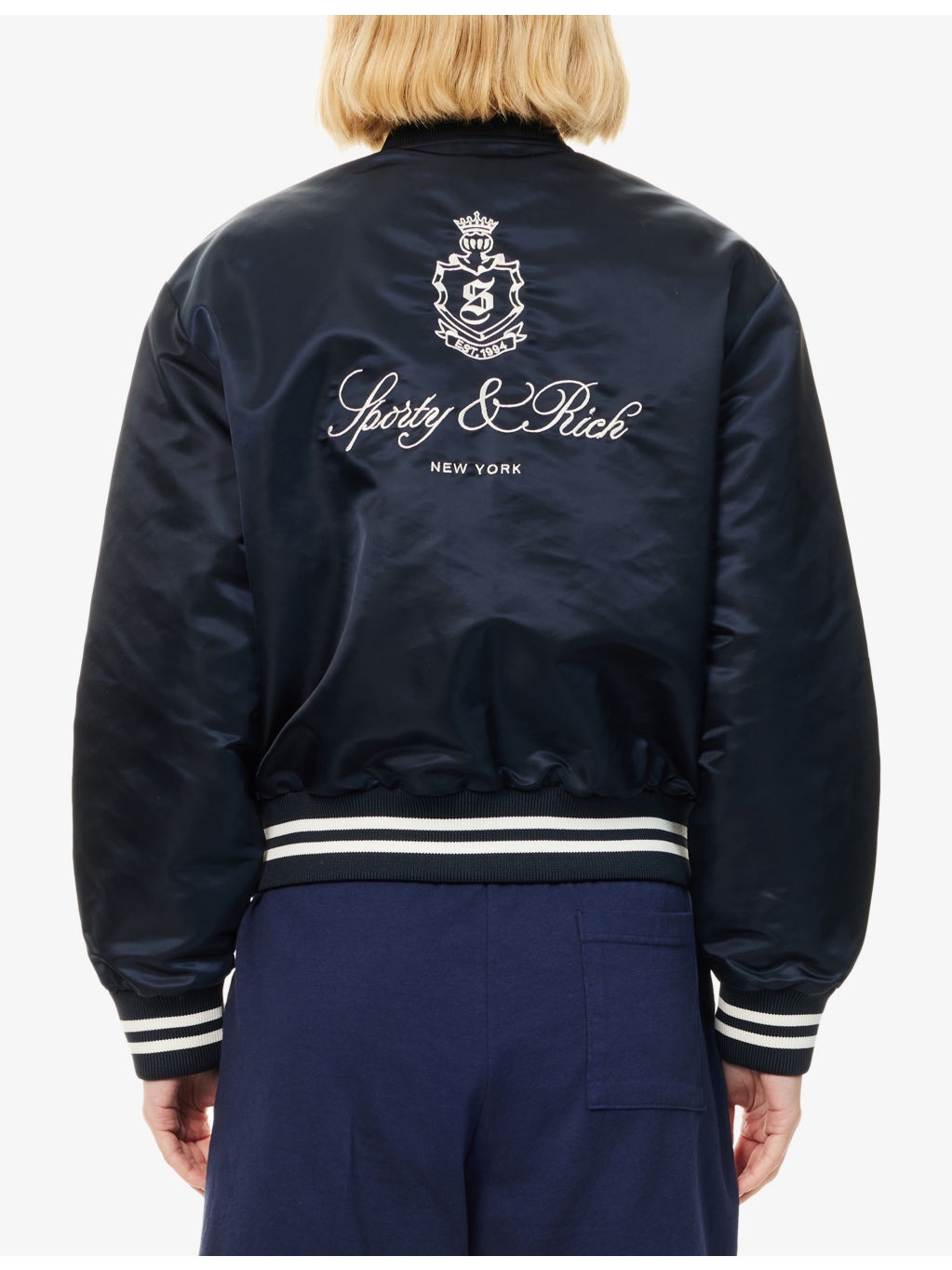 Vendome Nylon Varsity Jacket - 4