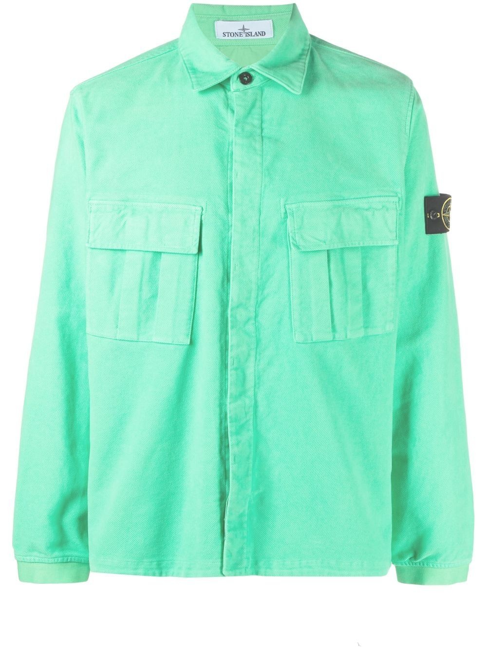 Compass-patch flap-pocket shirt - 1