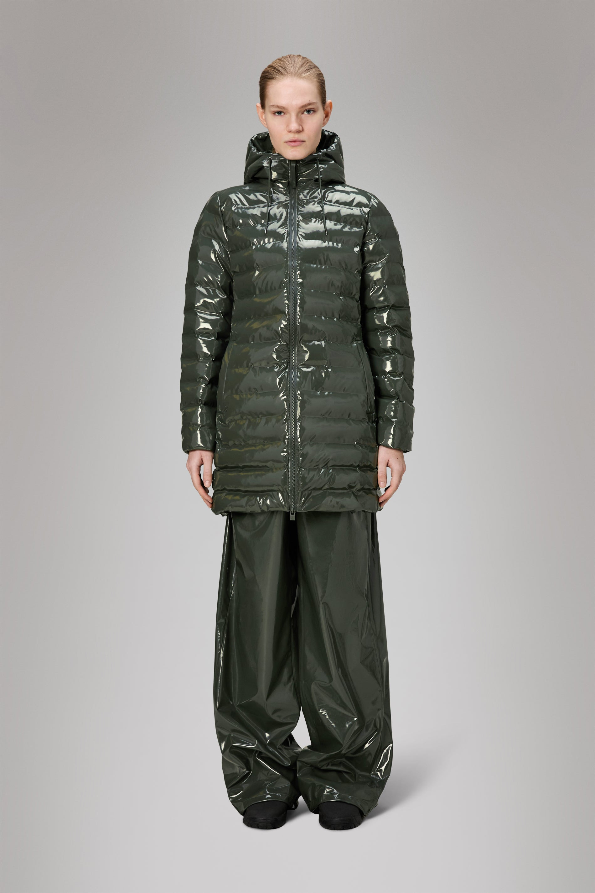 Lohja Long Puffer Curve Jacket - 2