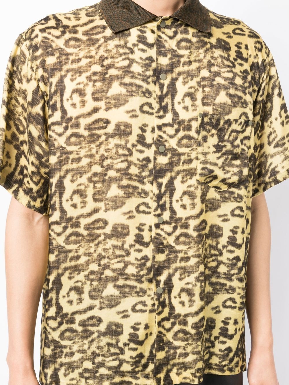 LEOPARD-PRINT SHORT-SLEEVED SHIRT - 5