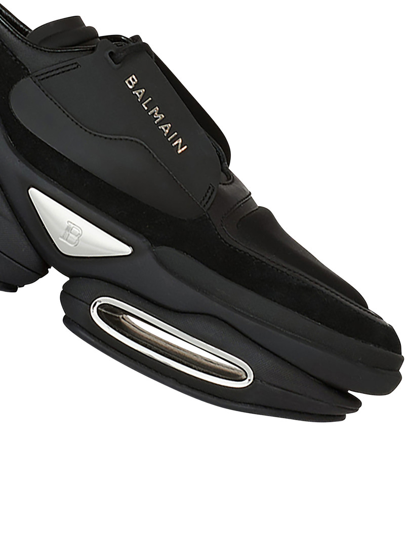 Leather, neoprene and suede B-Bold low-top sneakers 7