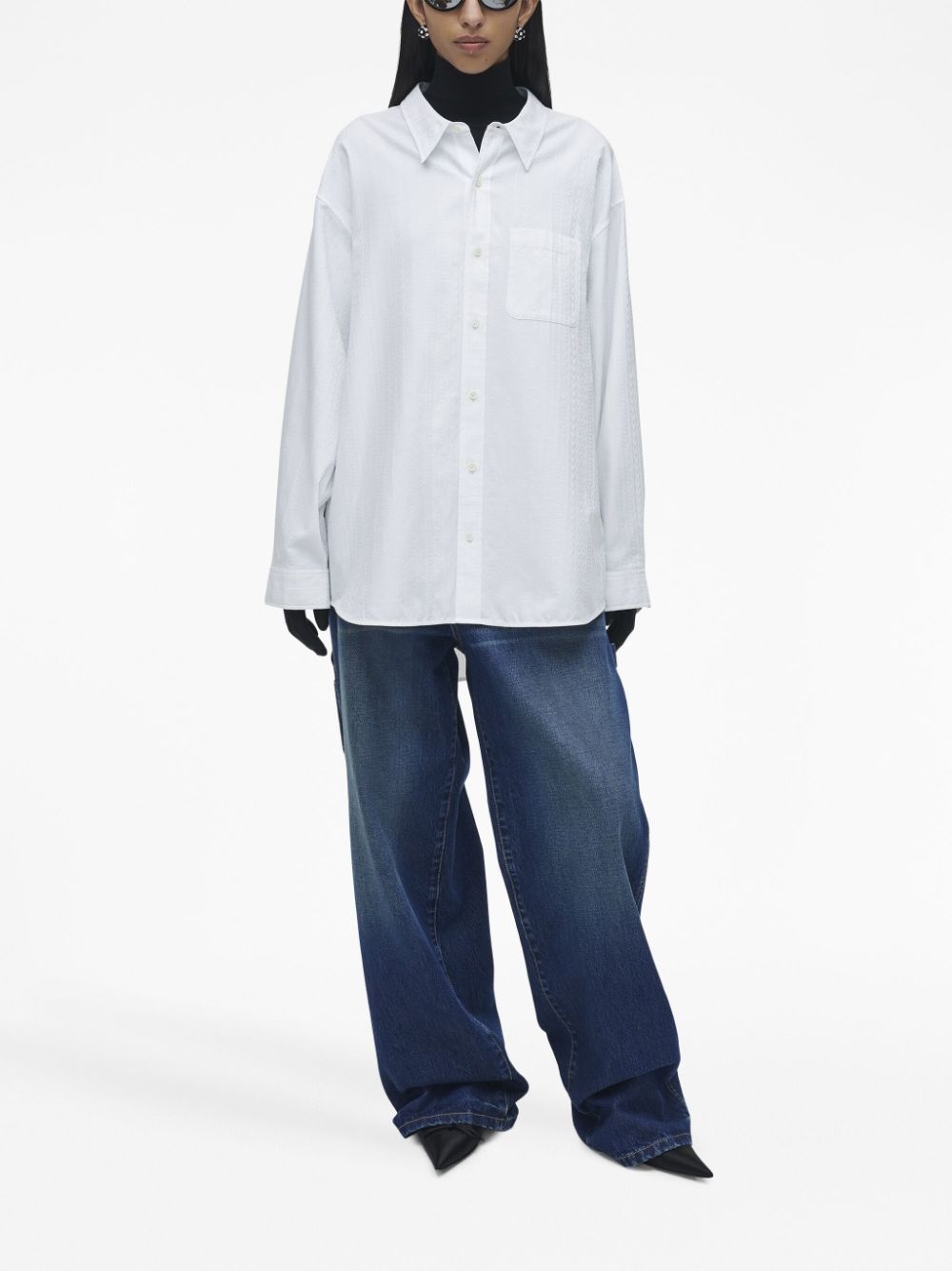 Big poplin shirt - 3