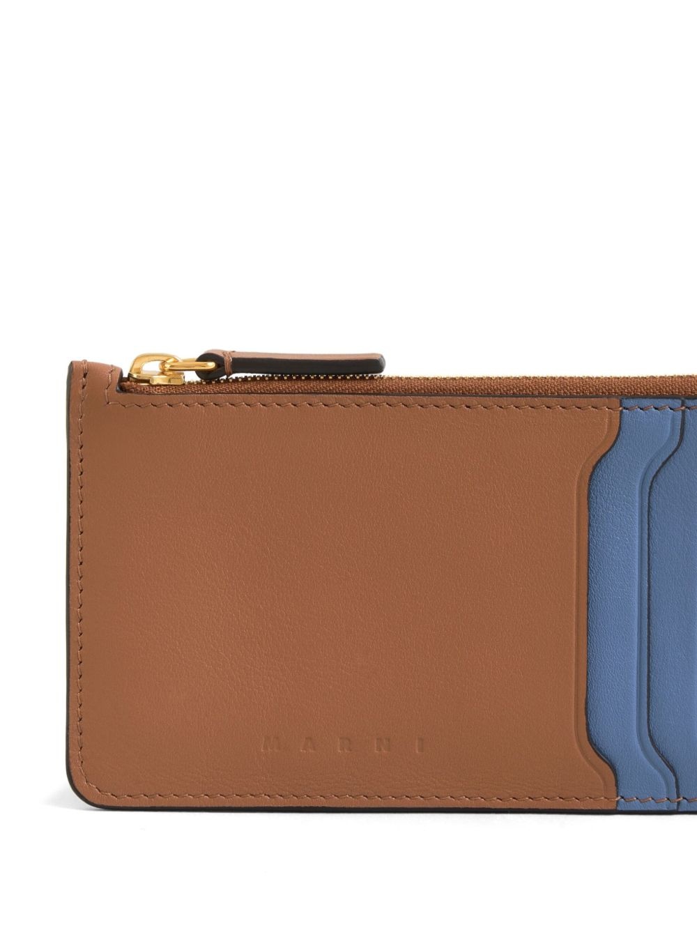 logo-debossed cardholder - 3