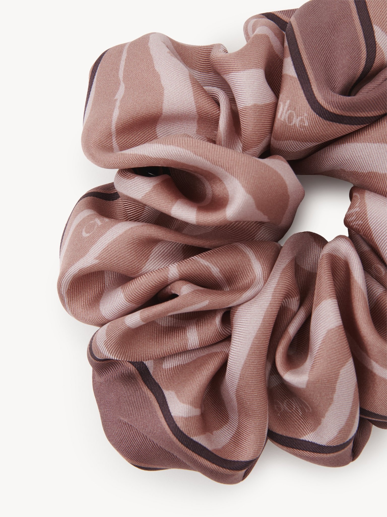 ANIMAL-PRINT SCRUNCHIES IN SILK - 3