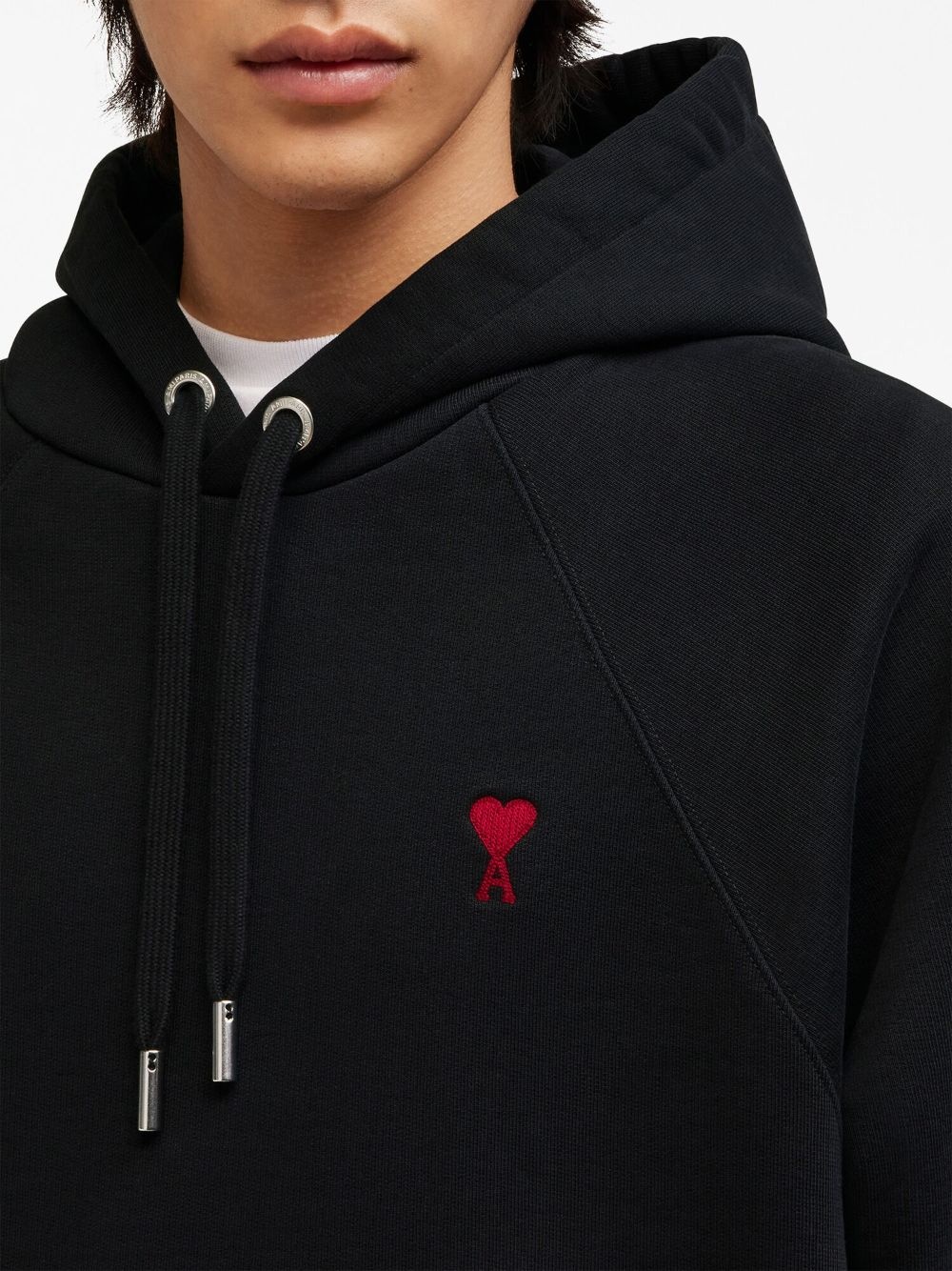 logo-embroidered organic-cotton hoodie - 6