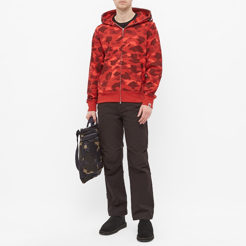 A Bathing Ape Colour Camo Shark Full Zip Hoody - 4