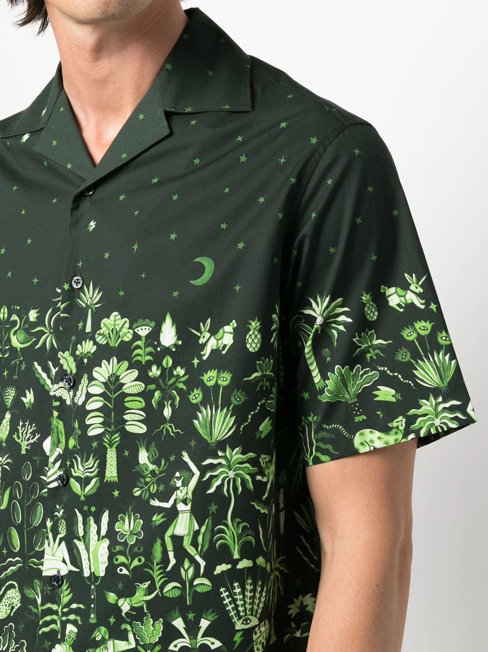 graphic-print short-sleeve shirt - 5