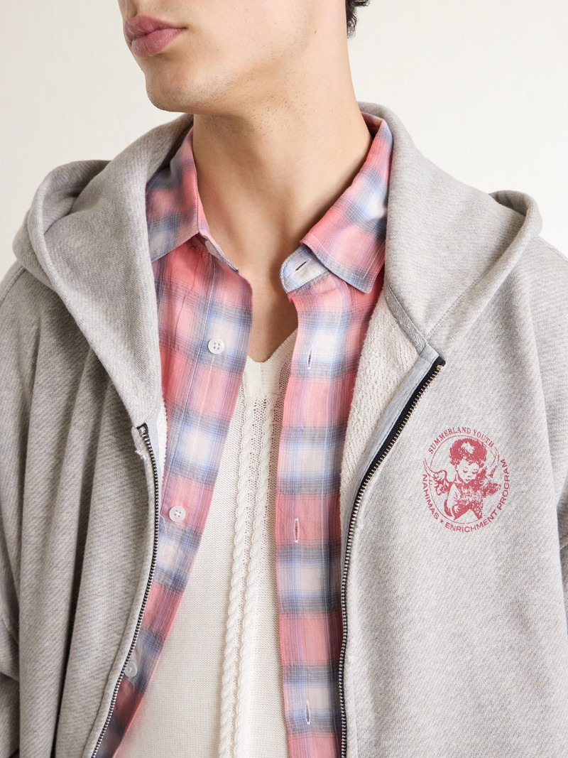 Youth Enrichment Logo-Print Cotton-Jersey Zip-Up Hoodie 5