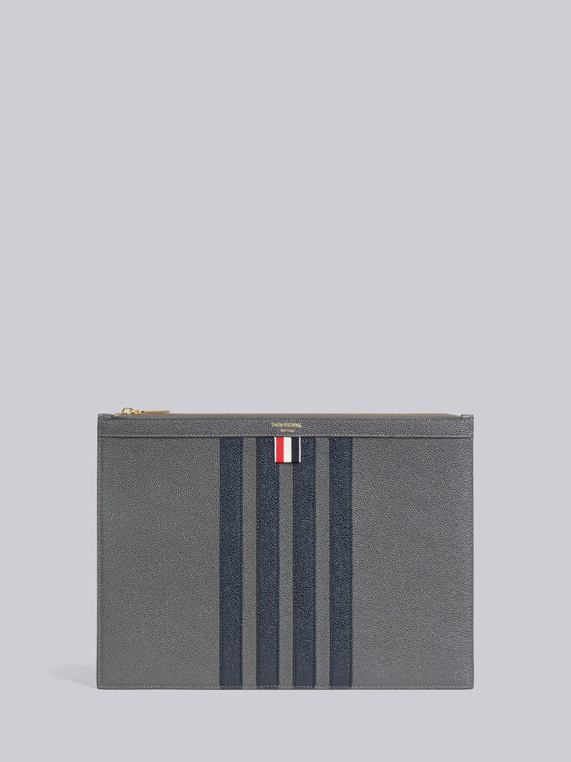 Pebble Grain Leather 4-Bar Medium Document Holder 1