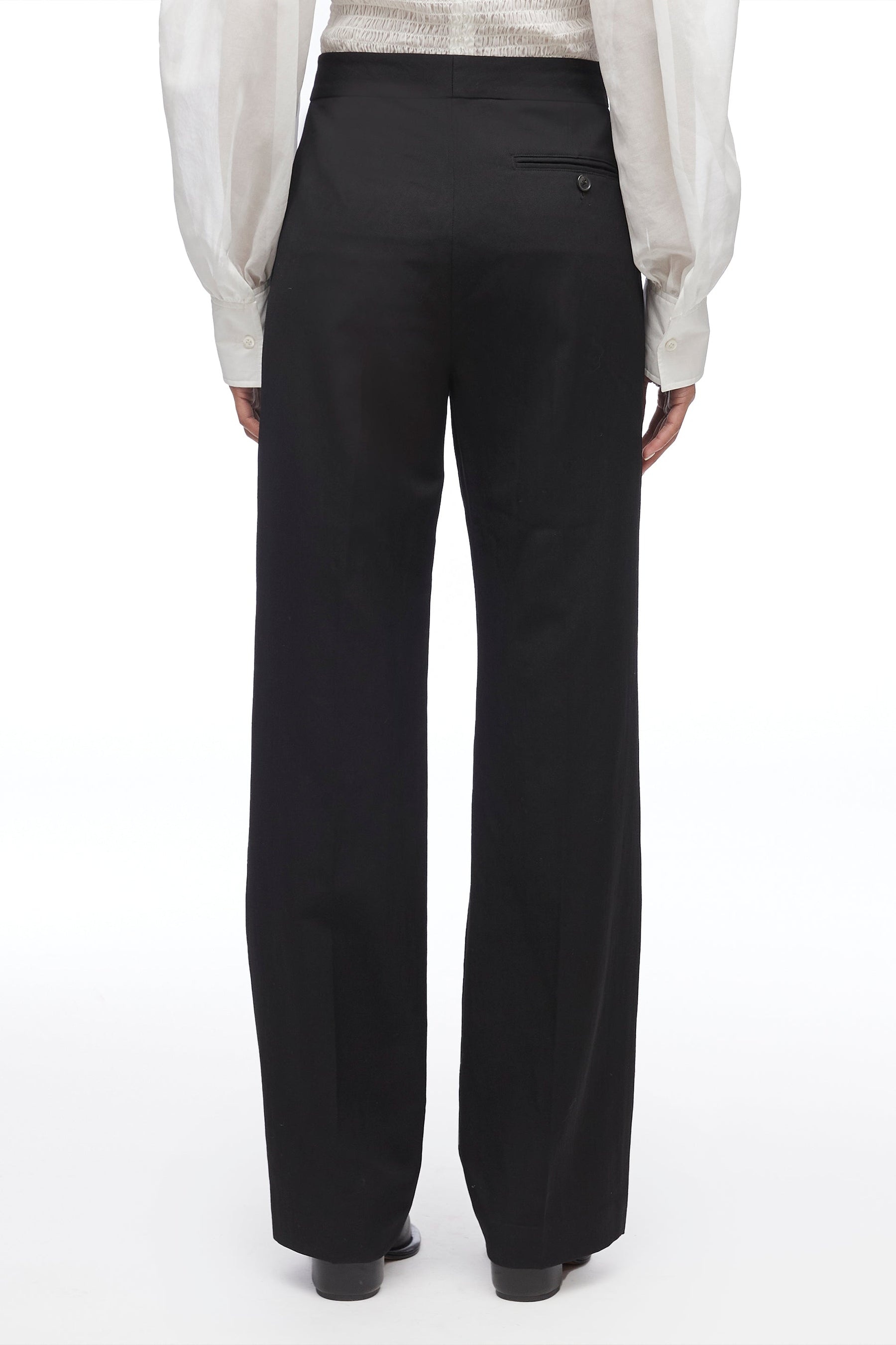 Relaxed Wool Tailored Pant - 4
