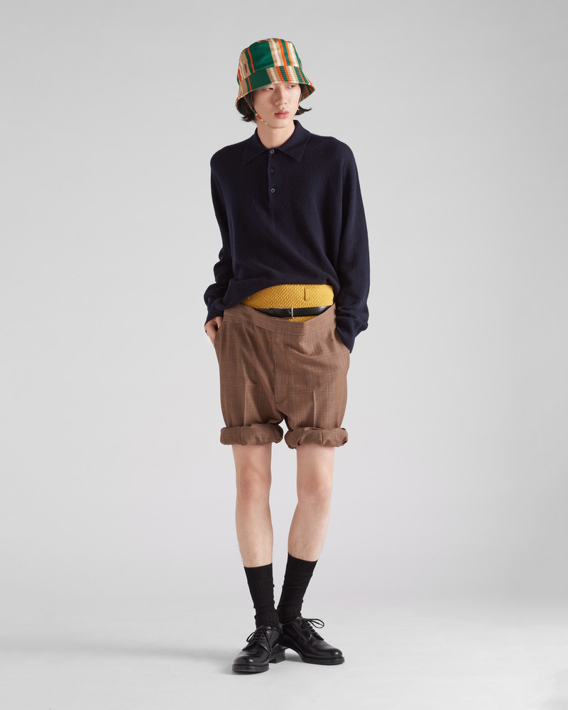 Prada Cashmere polo shirt outlook