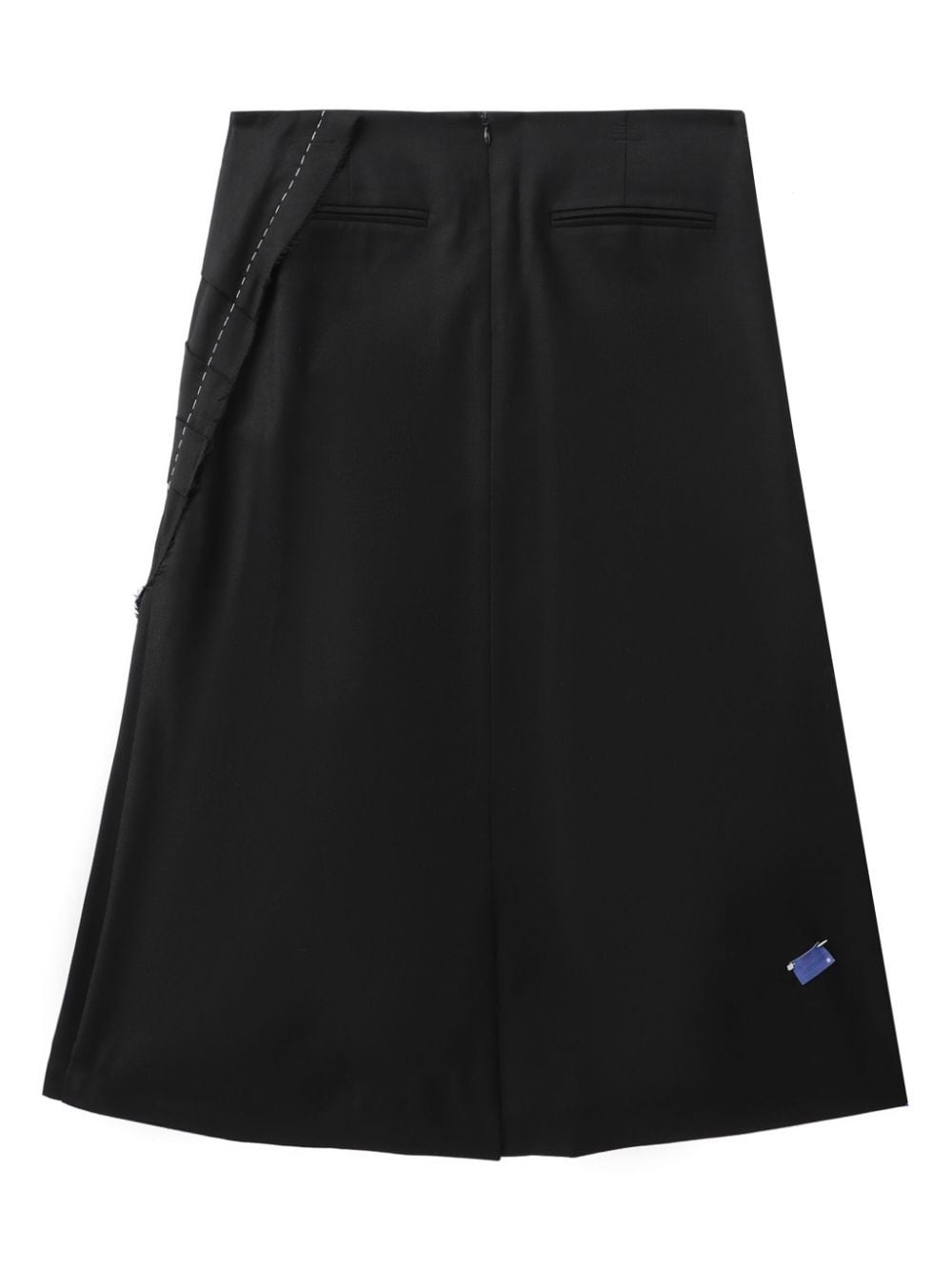 asymmetric midi skirt - 6