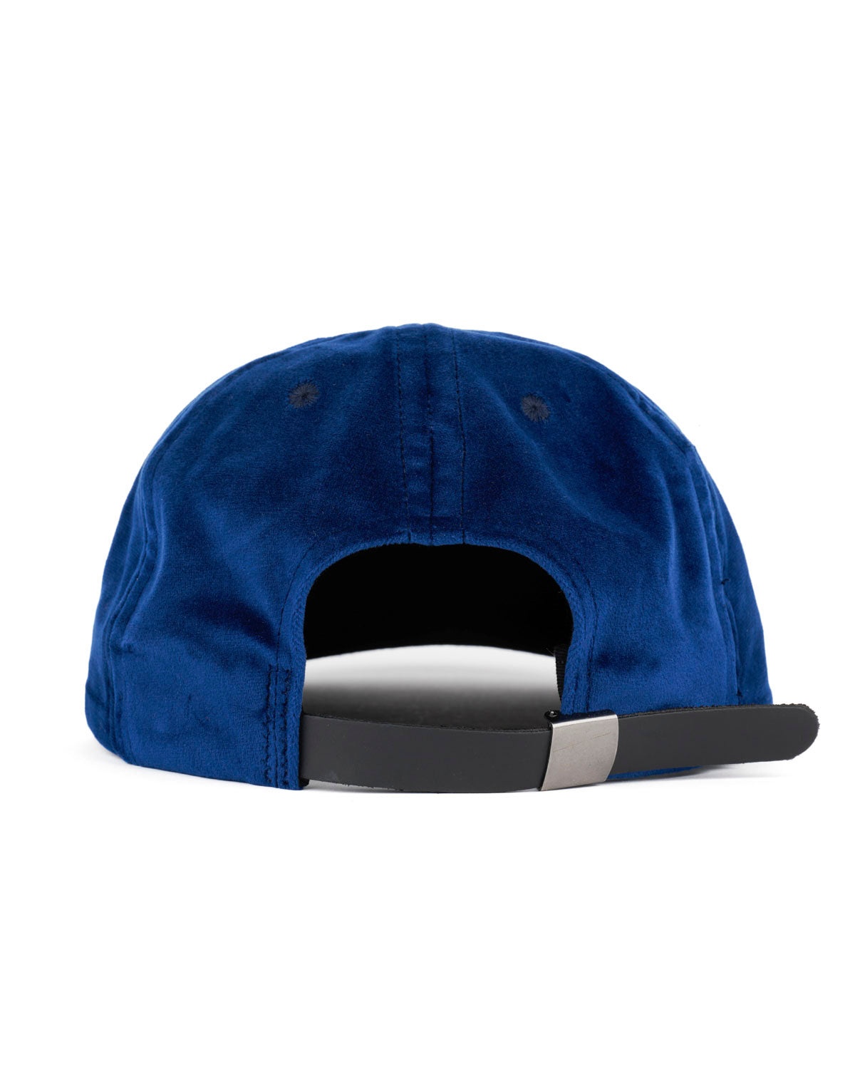 Velveteen Curved Front 6 Panel Hat - Berry - 2