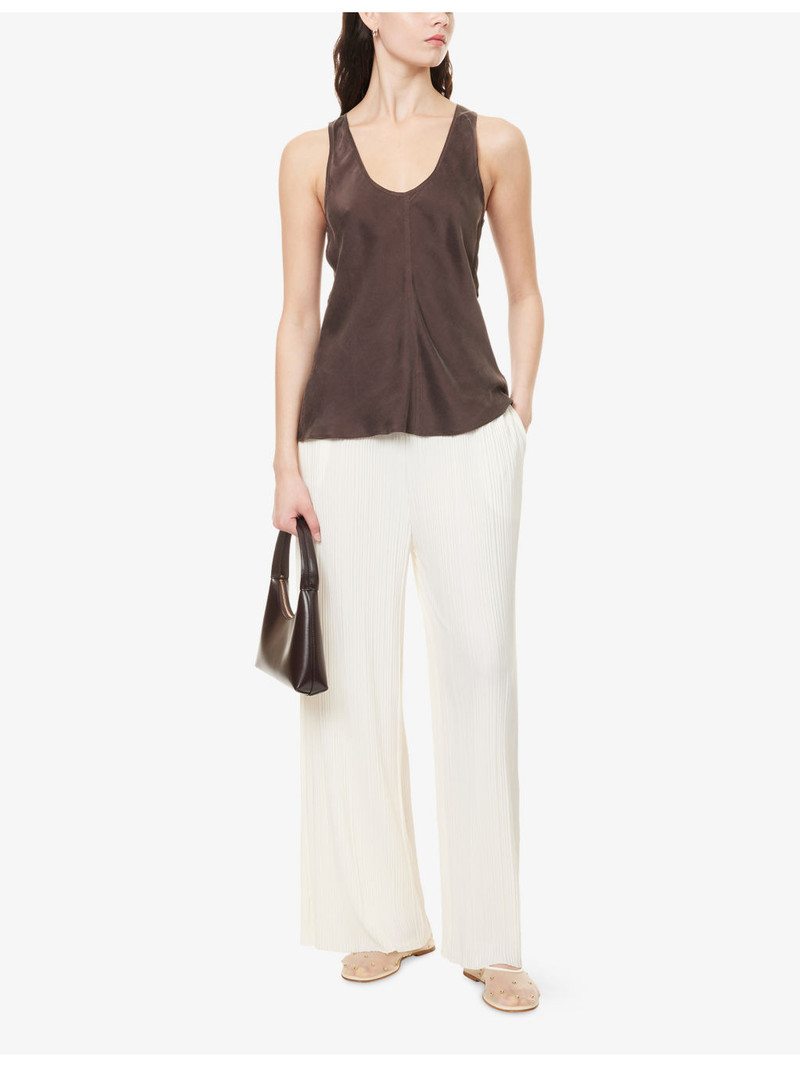 SAMSØE SAMSØE Uma wide-leg stretch-polyester trousers outlook