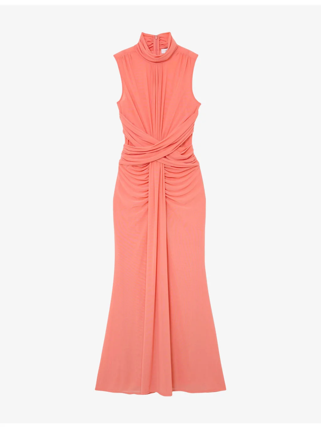 Starla Ruched Sleeveless Stretch-Woven Maxi Dress - 1