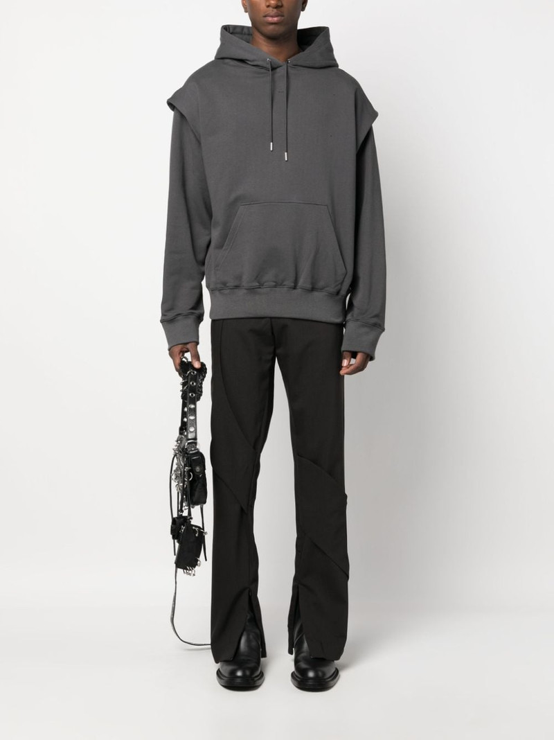 HELIOT EMIL™ Outline logo-print cotton hoodie outlook