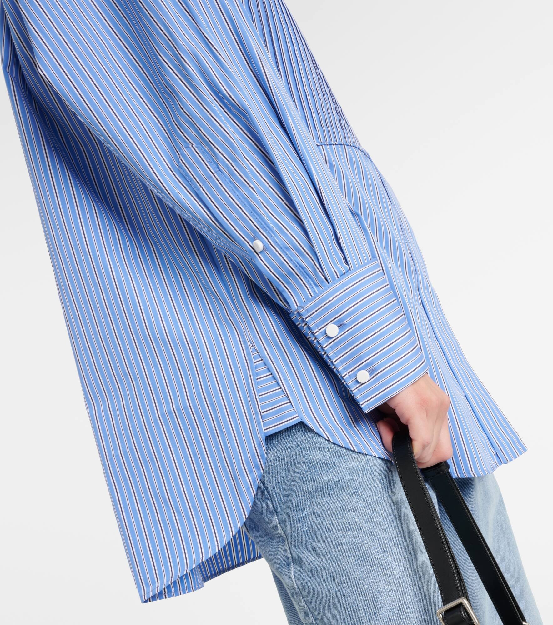 Ruffled cotton shirt - 5