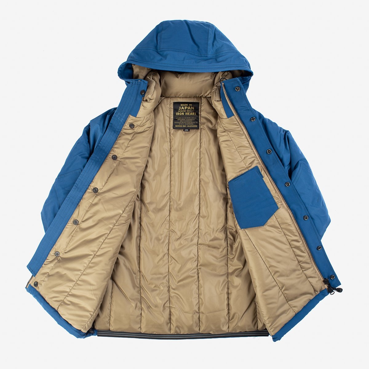 IHJ-75-BLU PrimaLoft® x eVent® Mountain Parka - Blue - 5