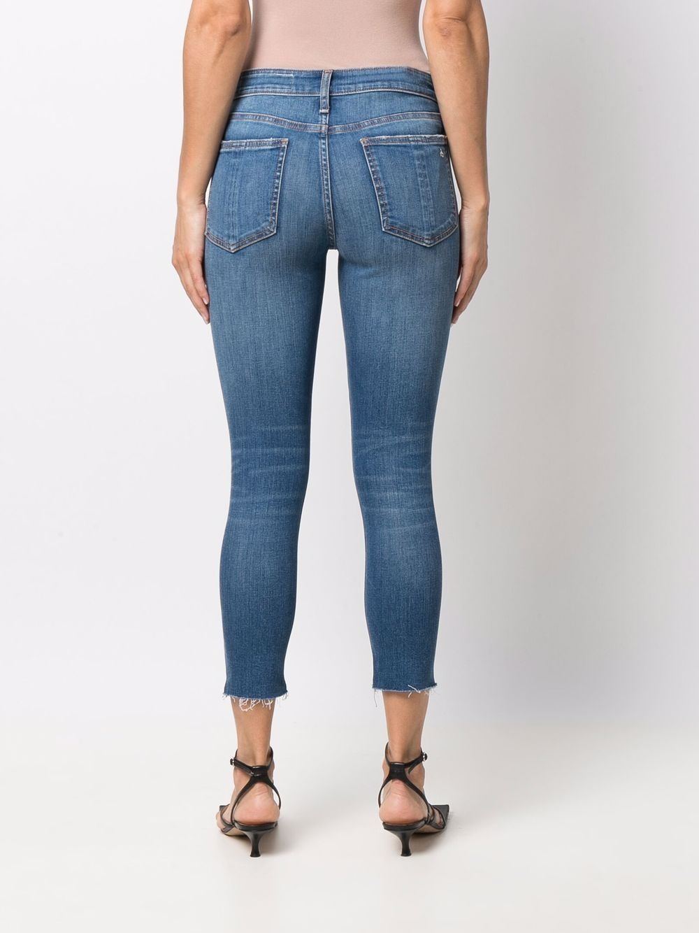 cropped skinny-fit jeans - 4