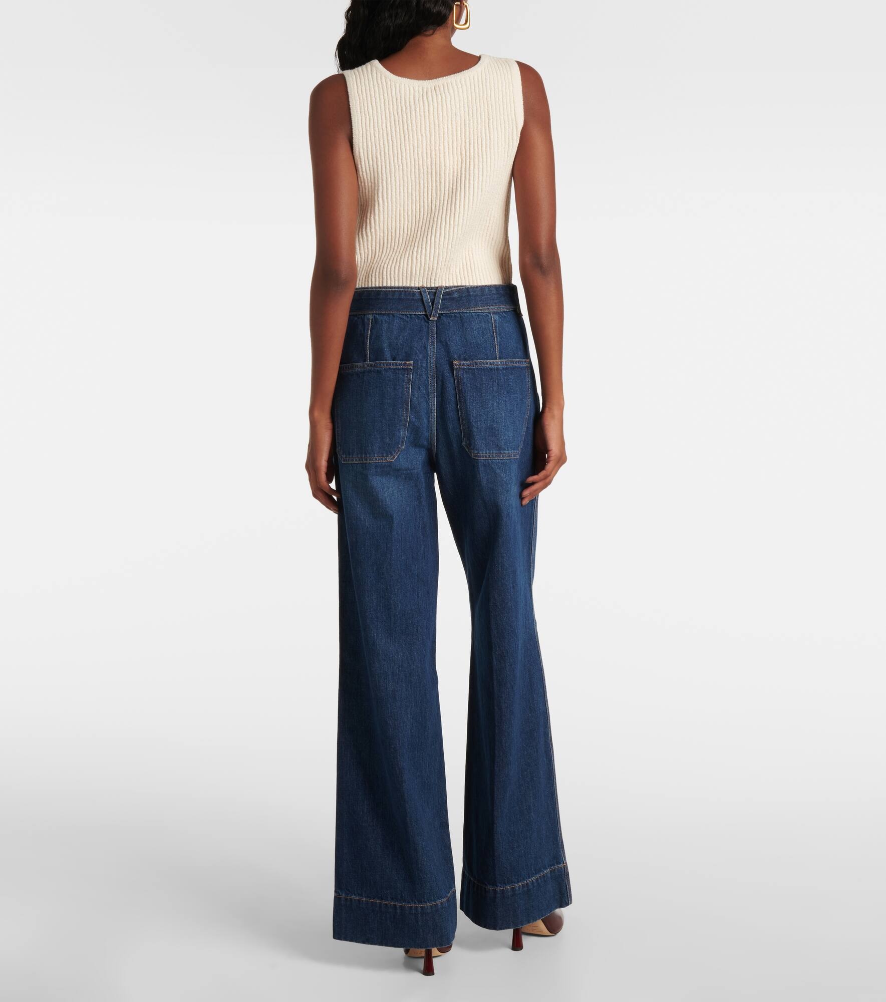 Taylor high-rise wide-leg jeans - 3