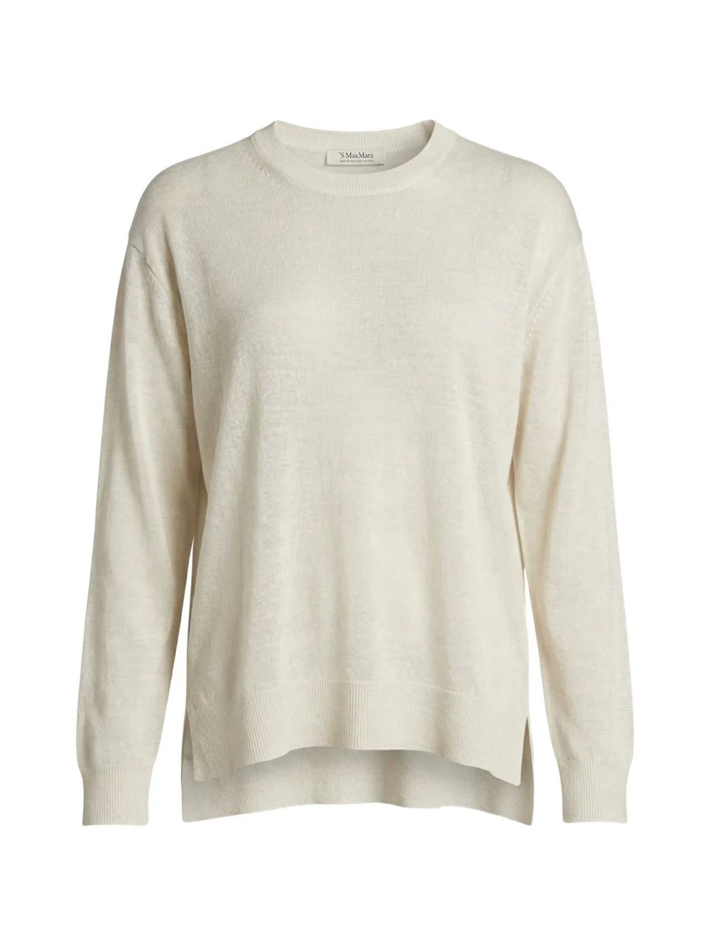 side-slit sweater - 1