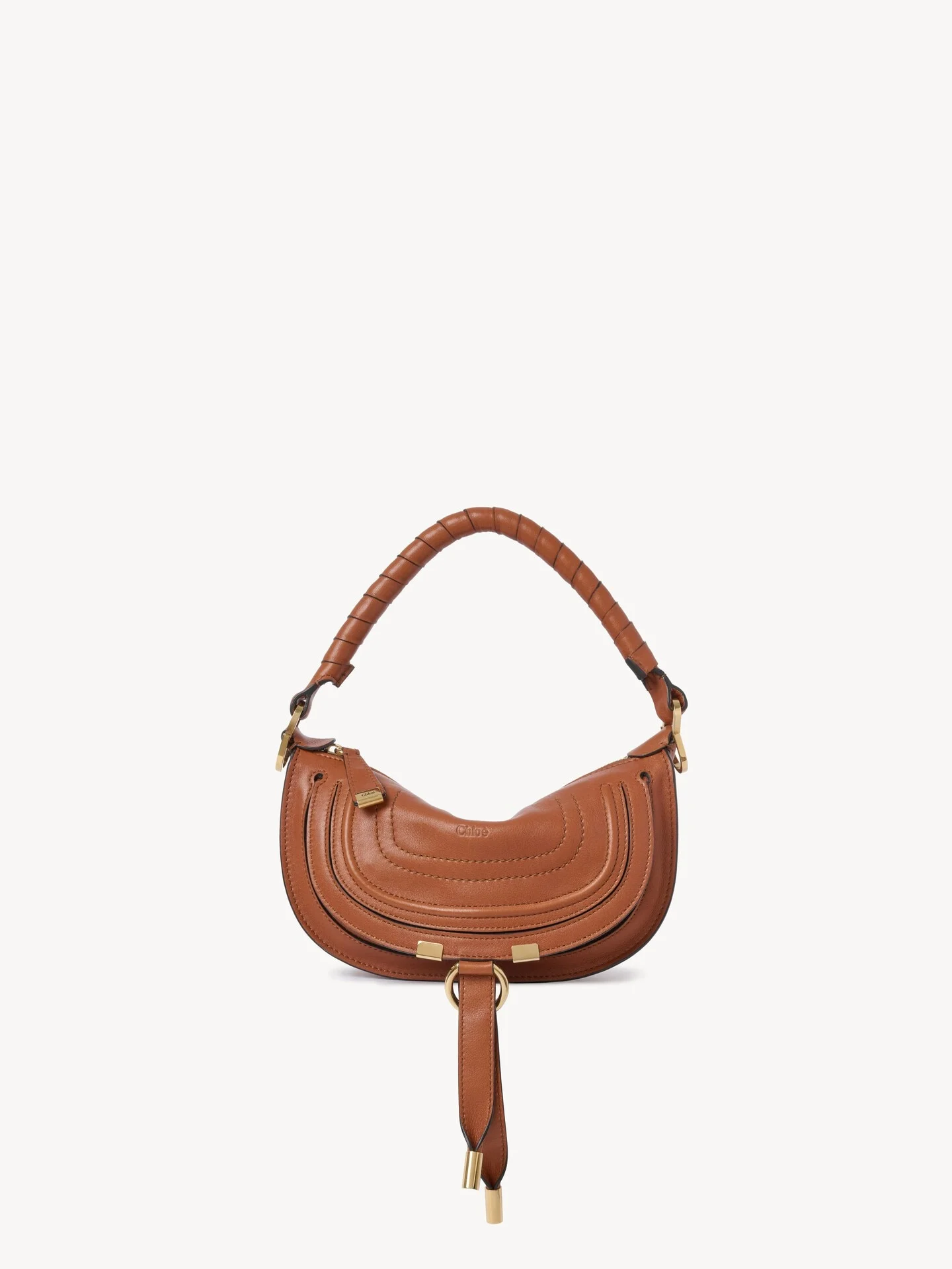 MINI MARCIE SHOULDER BAG IN SOFT LEATHER - 1